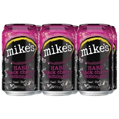 Wine and Beyond - MIKES HARD BLACK CHERRY 355ML 6PK CAN - Mikes