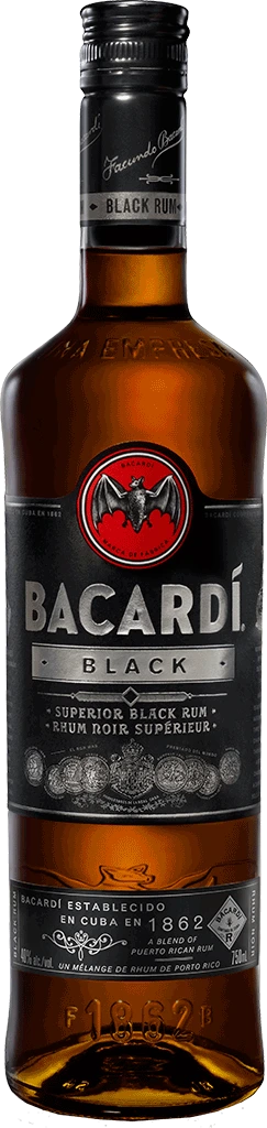 BACARDI BLACK RUM 750ML