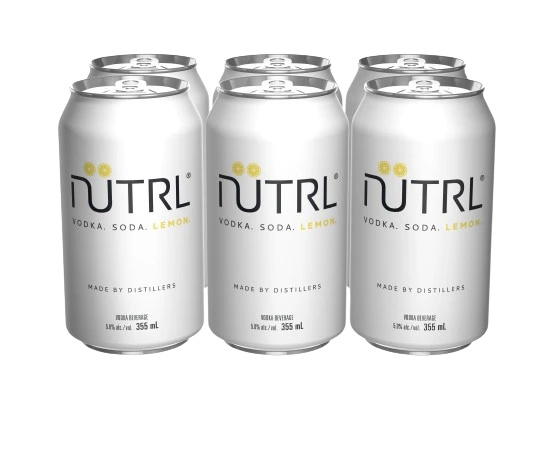 NUTRL VODKA SODA LEMON 355ML 6PK CAN