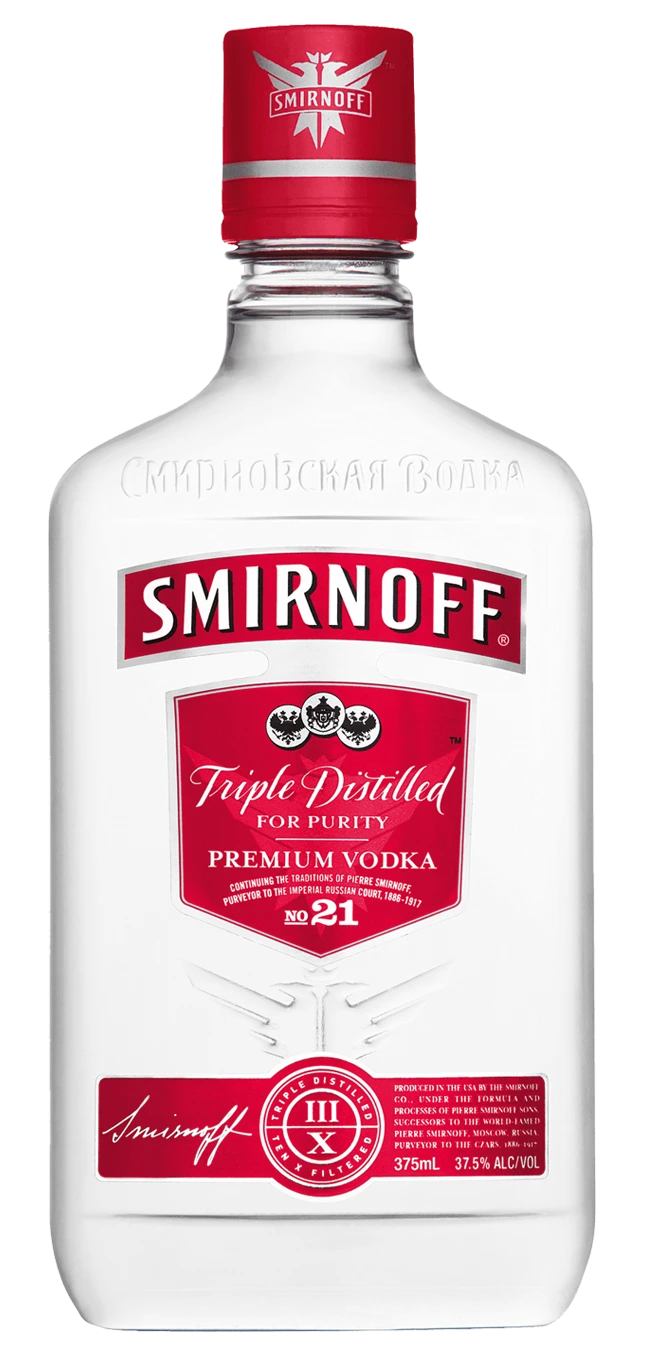 SMIRNOFF VODKA 375ML