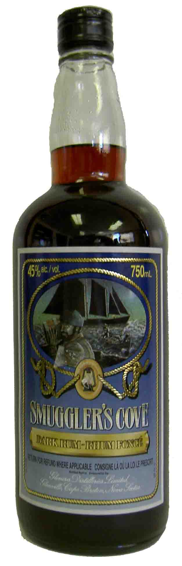 SMUGGLERS COVE RUM 750ML