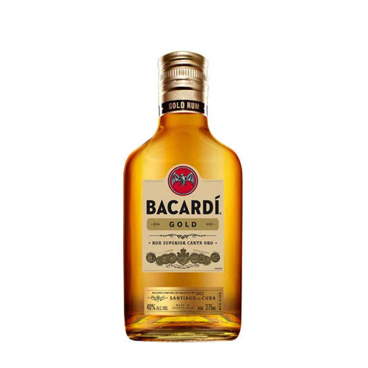 BACARDI GOLD RUM 375ML