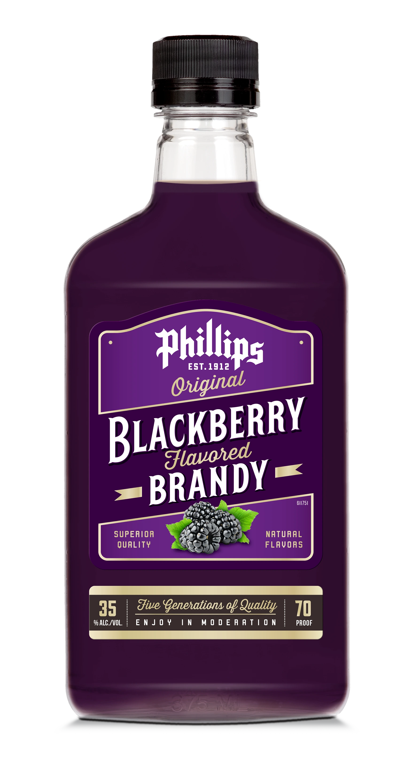 PHILLIPS BLACKBERRY BRANDY 375ML