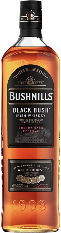 BUSHMILLS BLACK BUSH IRISH WHISKEY 750ML