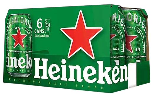 HEINEKEN LAGER 330ML 6PK CAN @ Kelowna [1001052]