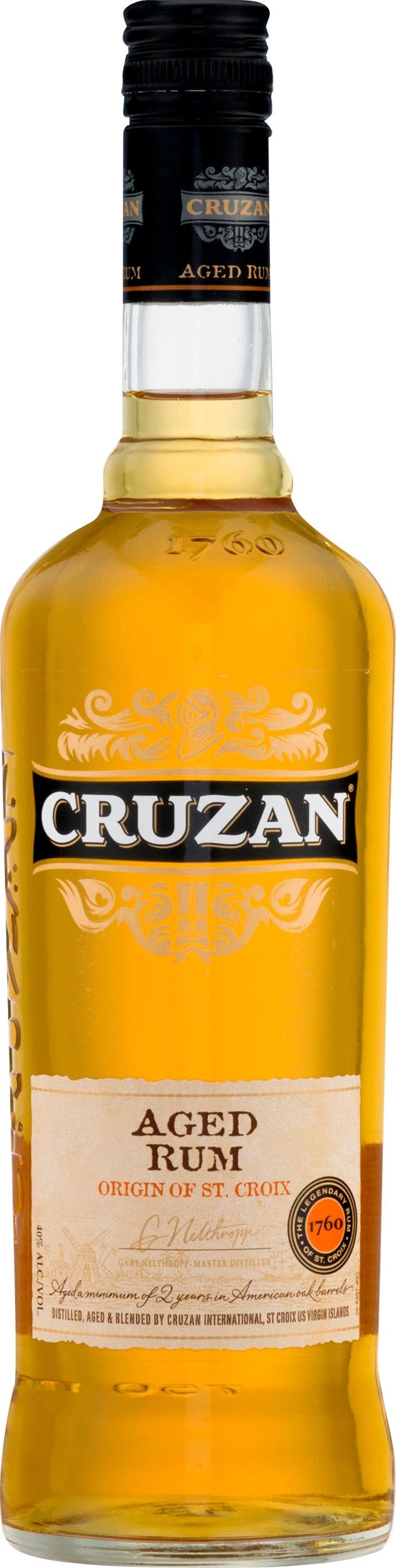 CRUZAN 2YR OLD DARK RUM 750ML