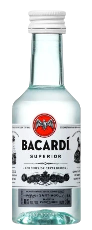 BACARDI WHITE RUM 50ML