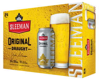 SLEEMAN ORIGINAL DRAUGHT 355ML 24PK CAN