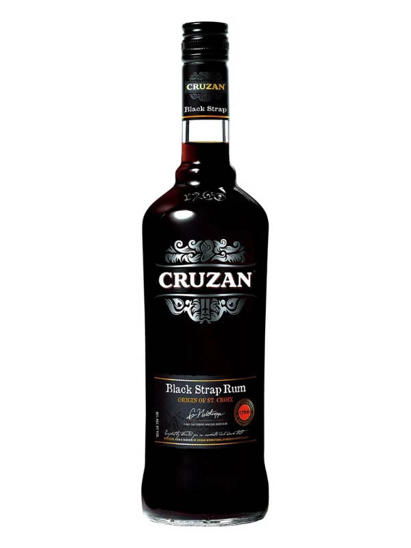 CRUZAN BLACK STRAP RUM 750ML