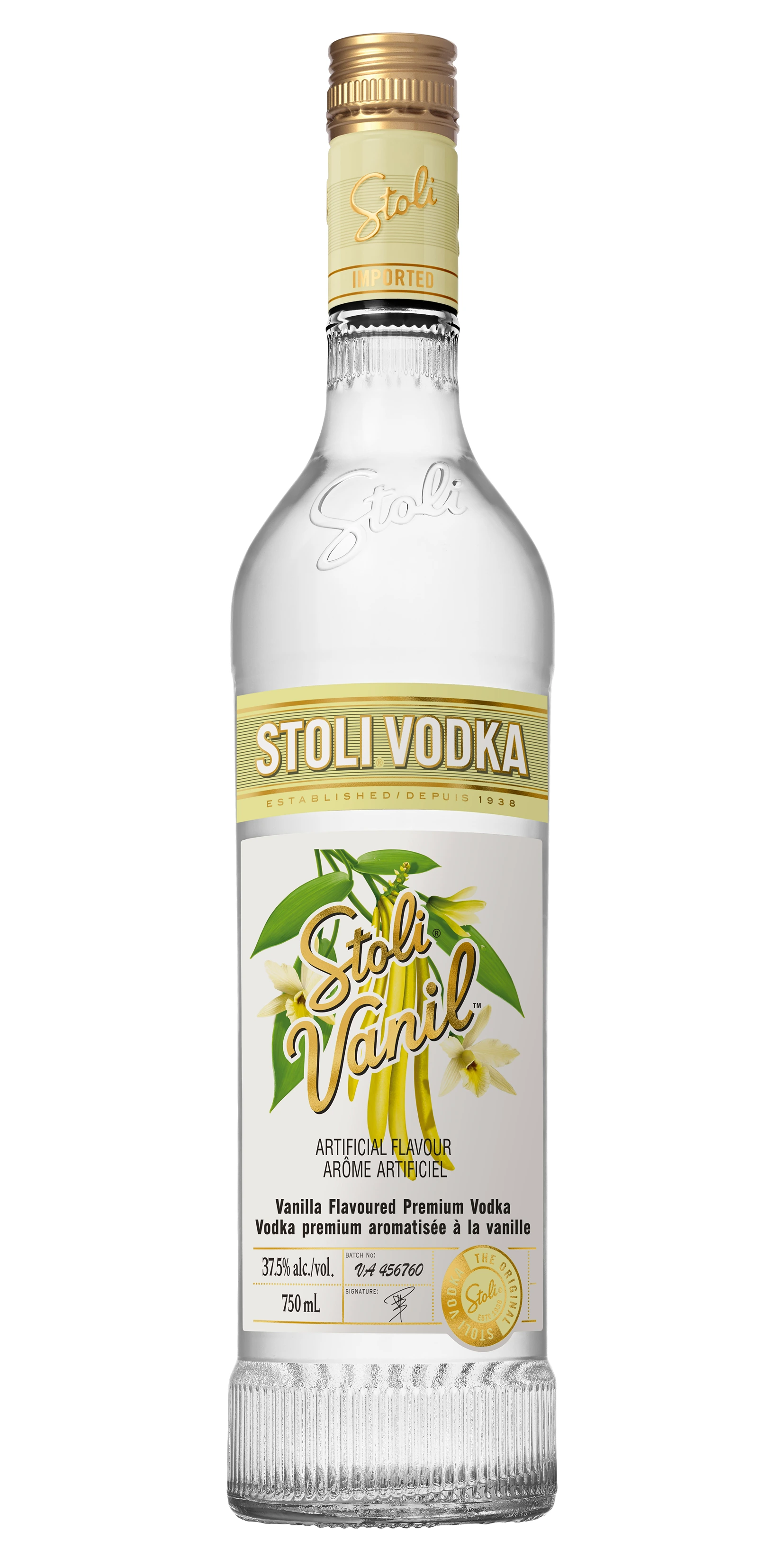 STOLICHNAYA VANIL VODKA 750ML