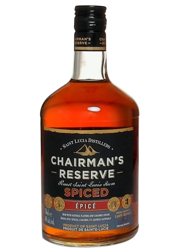 SAINT LUCIA CHAIRMANS SPICED RUM 750ML