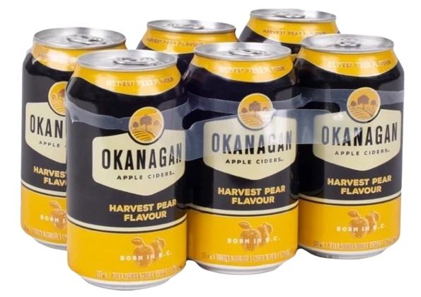 OKANAGAN CIDER HARVEST PEAR 355ML 6PK CAN