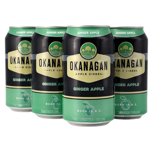 OKANAGAN CIDER GINGER APPLE 355ML 6PK CAN