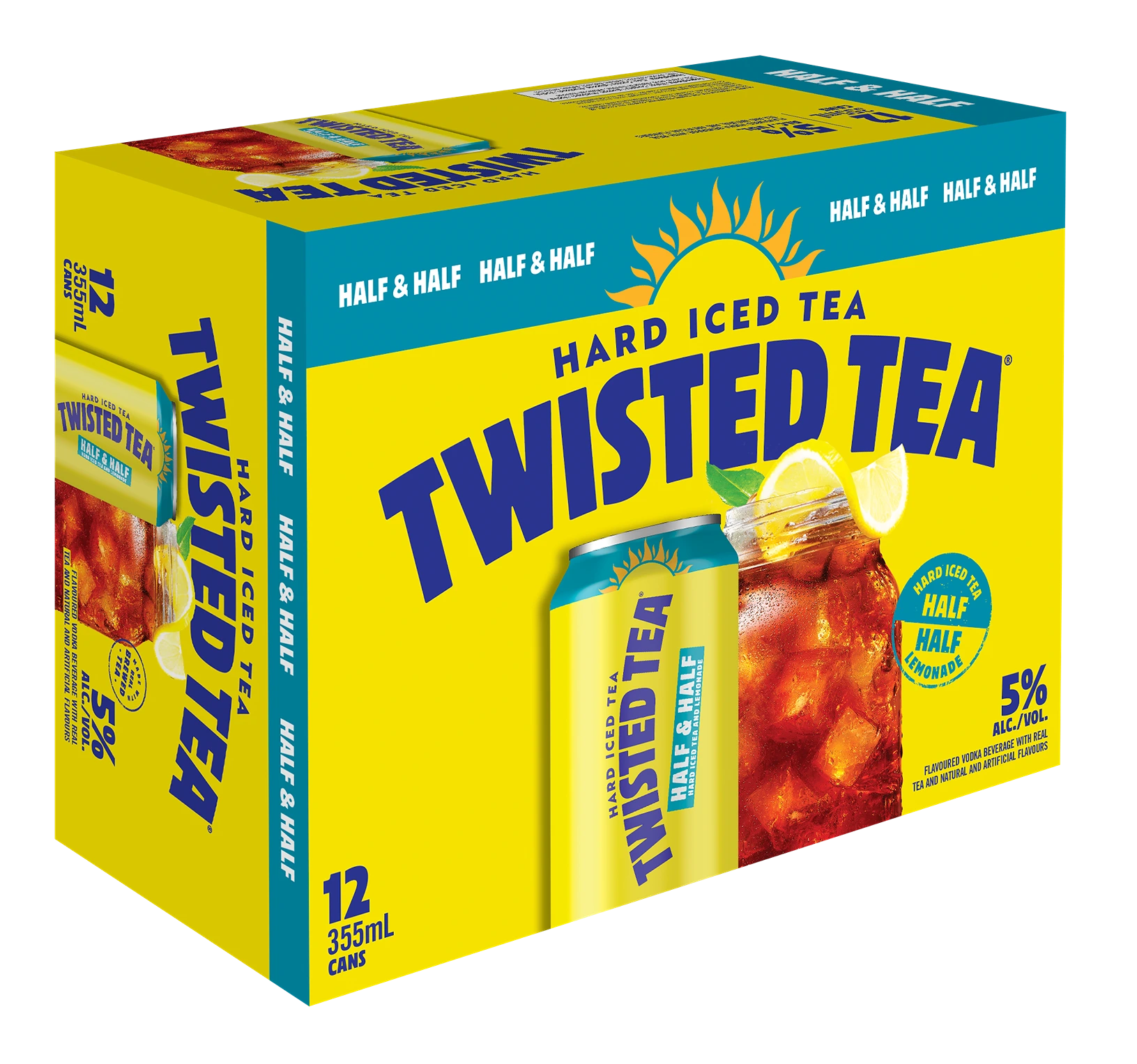 TWISTED TEA HALF & HALF 355ML 12PK CAN