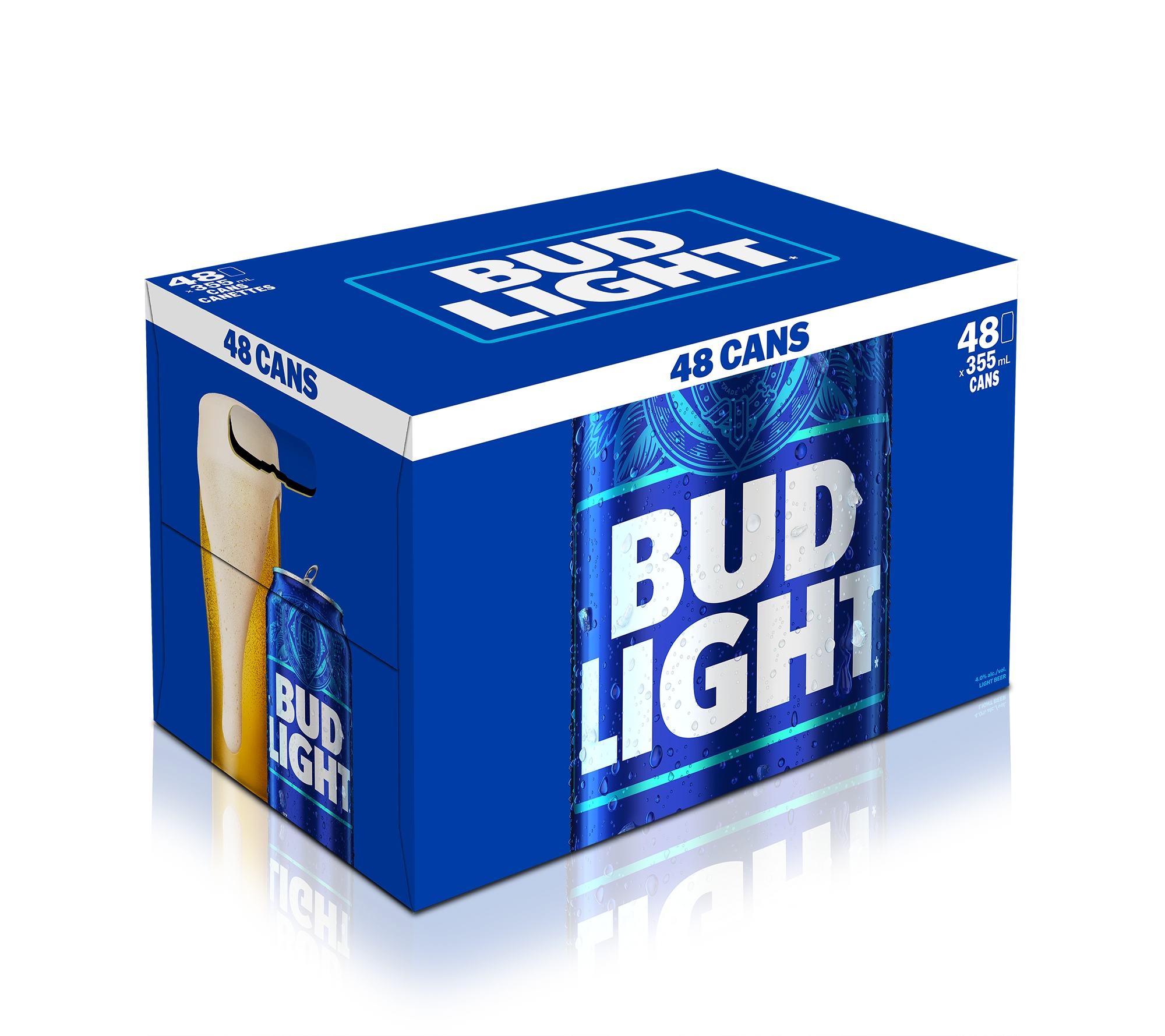 BUD LIGHT 355ML 48PK CAN