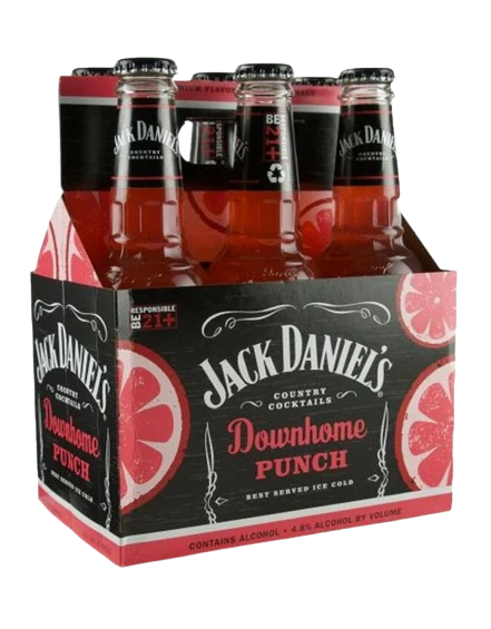 JACK DANIELS DOWNHOME PUNCH 296ML 6PK BT