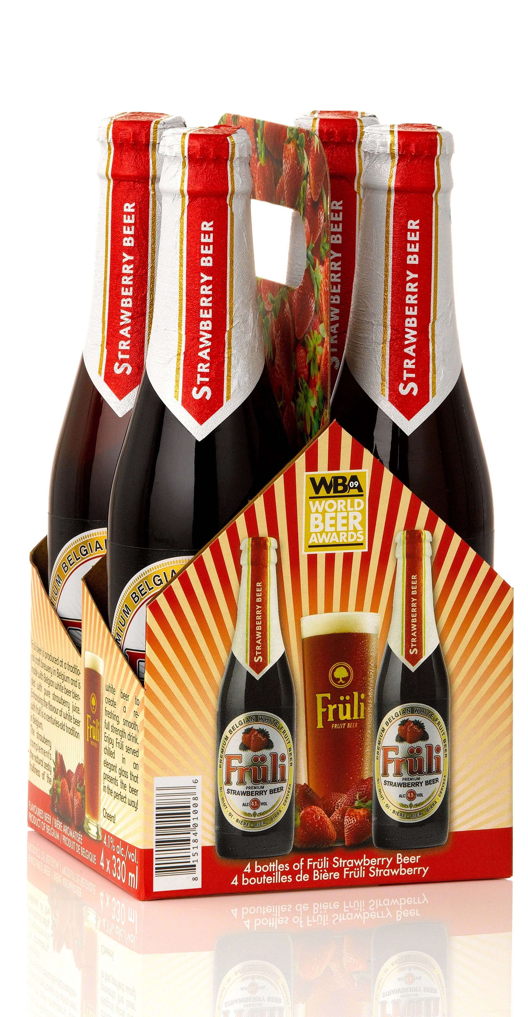 FRULI STRAWBERRY ALE 330ML 4PK BT