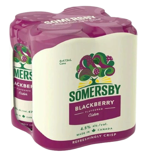 SOMERSBY BLACKBERRY CIDER 473ML 4PK CAN