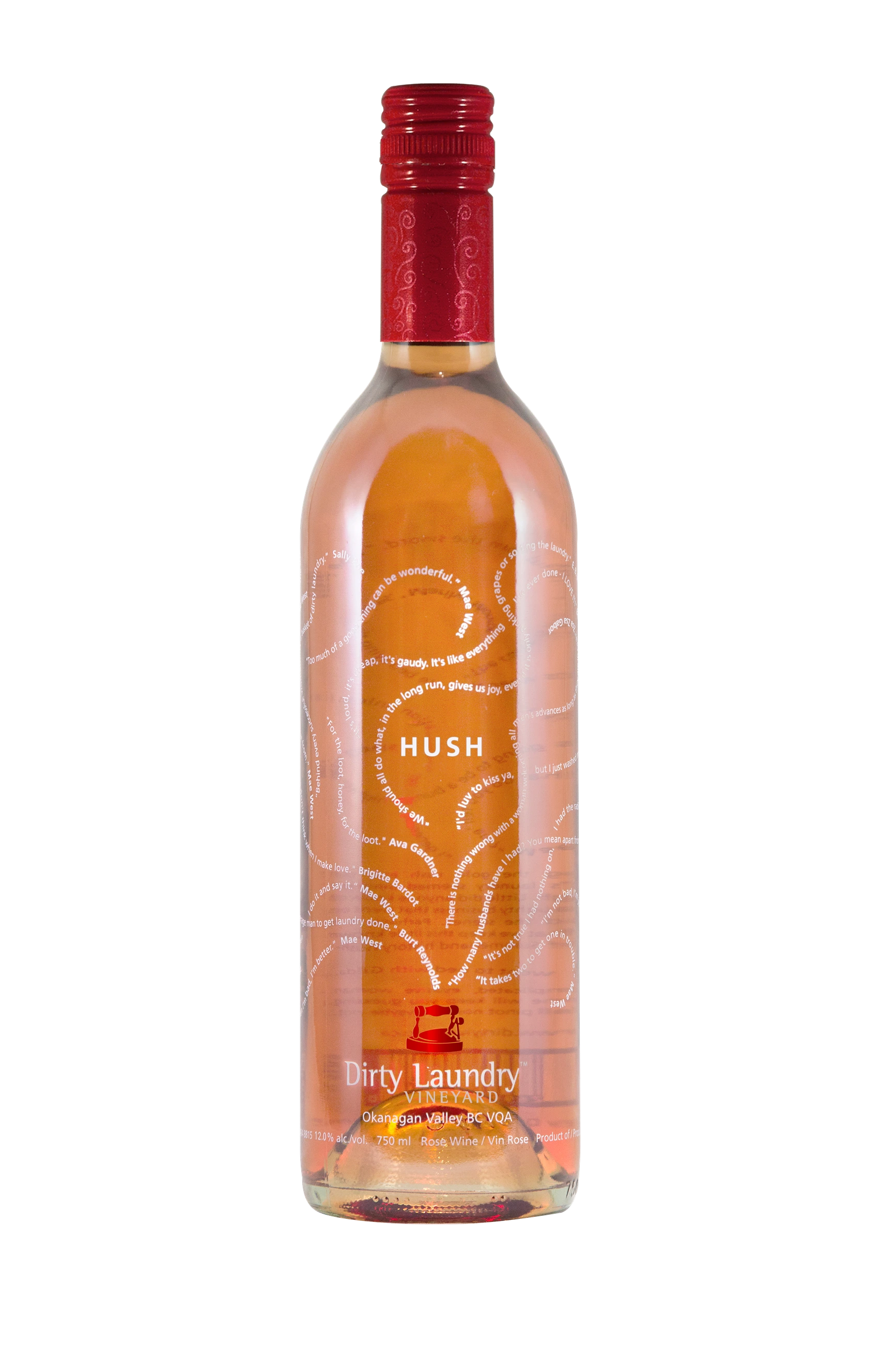 DIRTY LAUNDRY HUSH ROSE 750ML