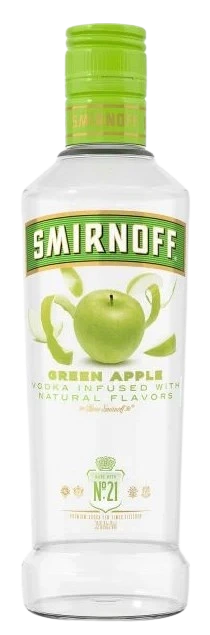 SMIRNOFF GREEN APPLE VODKA 375ML