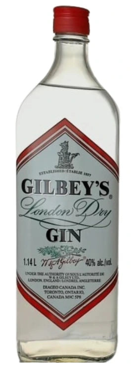 GILBEY LONDON DRY GIN 1.14L