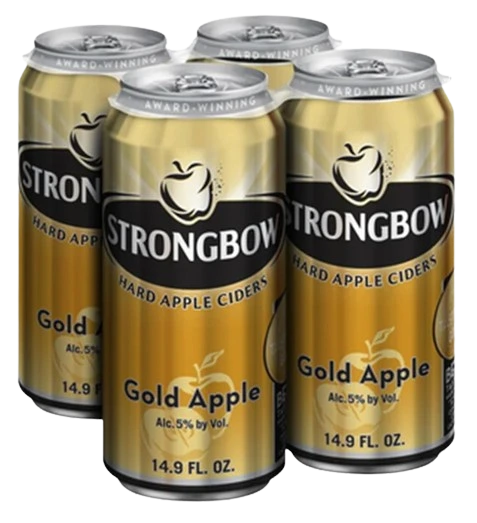 STRONGBOW GOLD 440ML 4PK CAN