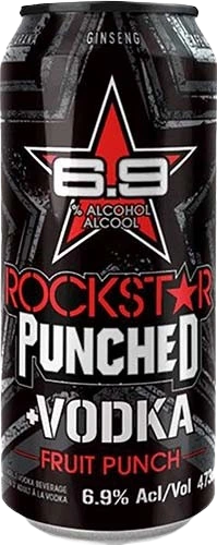 ROCKSTAR VODKA FRUIT PUNCH 473ML CAN