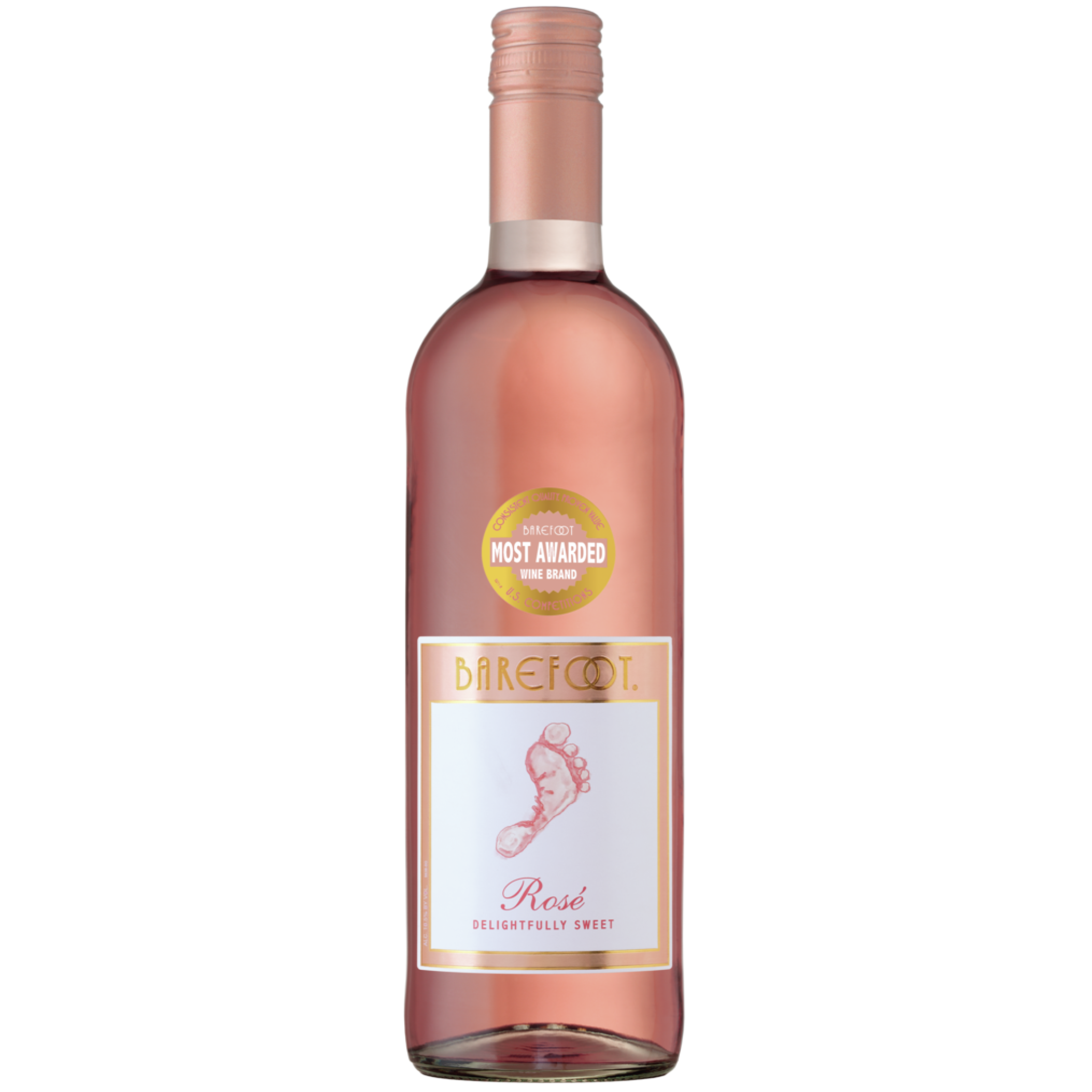 BAREFOOT ROSE 750ML