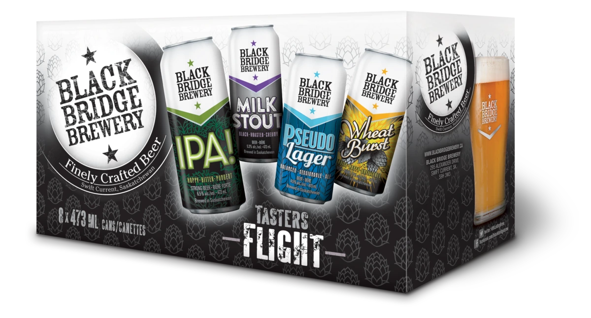 BLACK BRIDGE TASTERS FLIGHT 473ML 8PK CAN