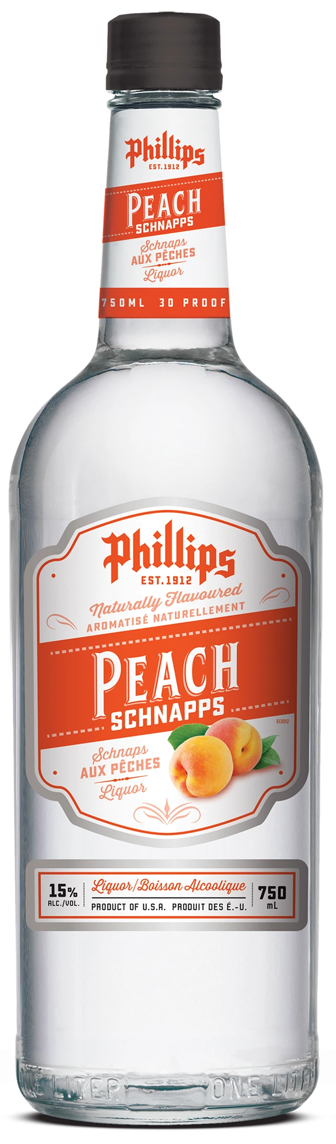 PHILLIPS PEACH SCHNAPPS 750ML