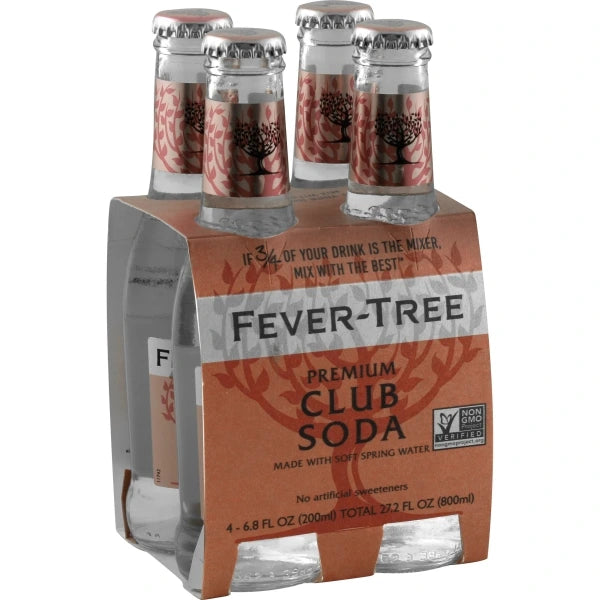 FEVER TREE SODA WATER 200ML 4PK BT @ Kelowna [1004066]