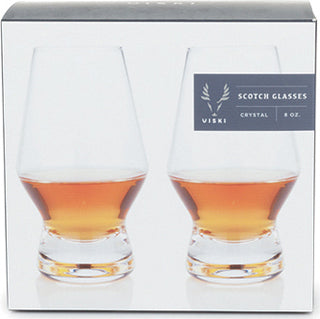 VISKI RAYE GLASS CRYSTAL SCOTCH 2PK