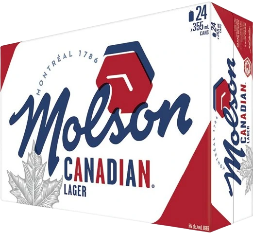MOLSON CANADIAN 355ML 24PK CAN