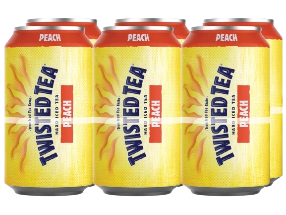 TWISTED TEA PEACH 355ML 6PK CAN