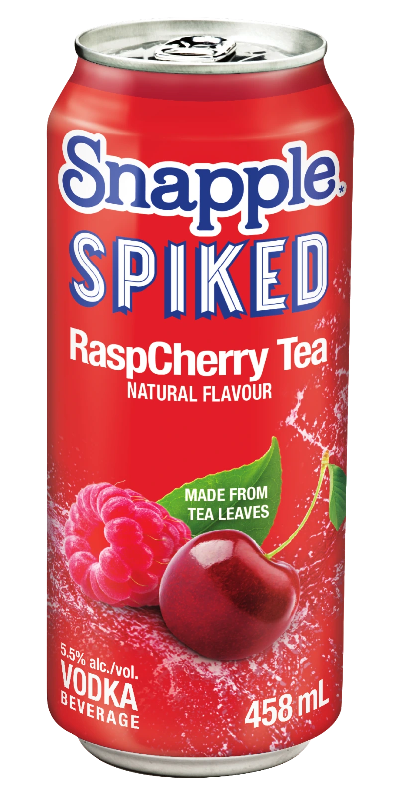 SNAPPLE SPIKED RASPCHERRY TEA 458ML CAN