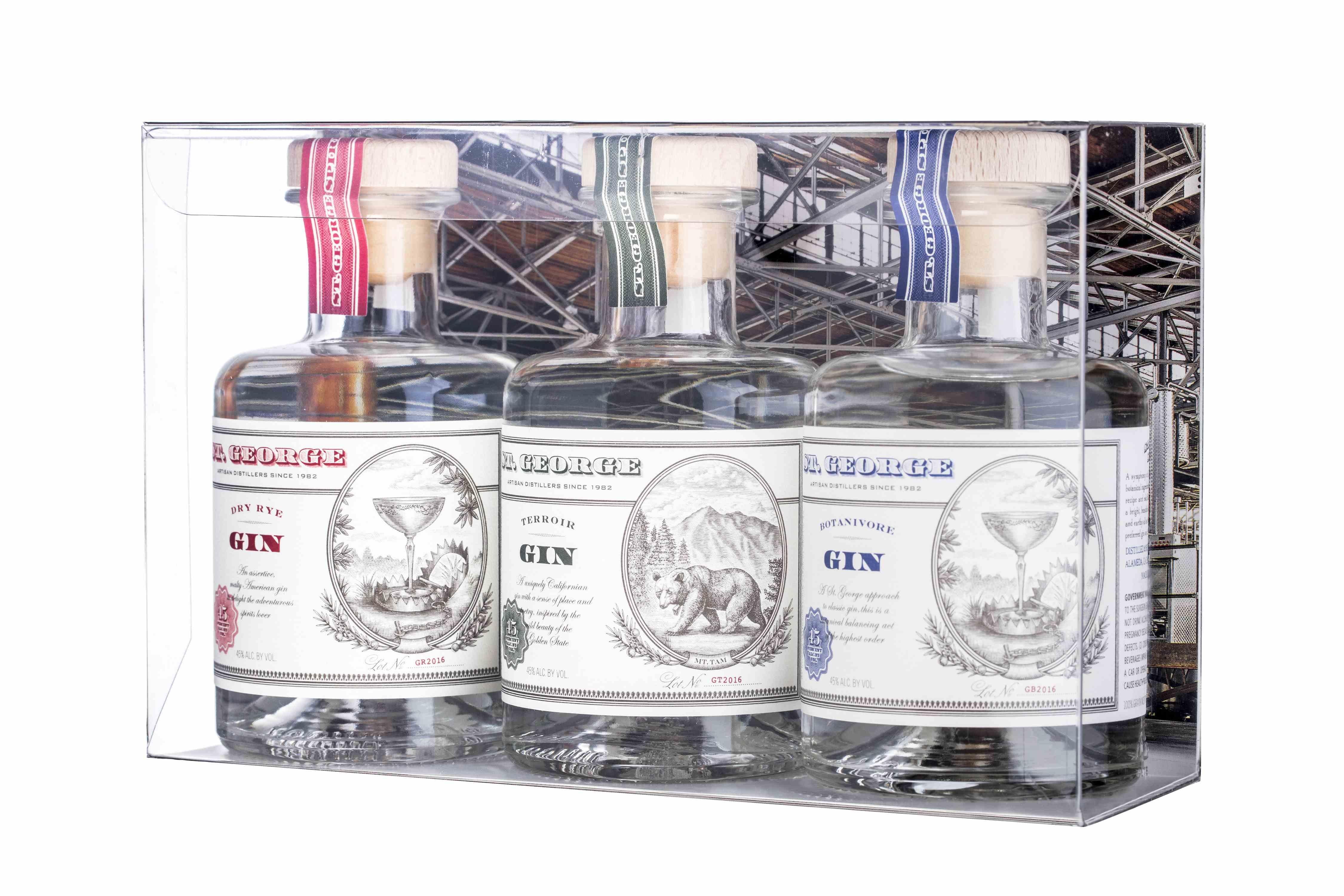 ST GEORGE GIN COMBO PACK 200ML 3PK