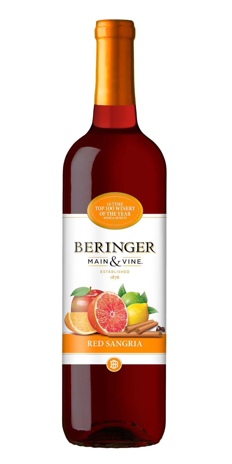 BERINGER MAIN & VINE RED SANGRIA 750ML