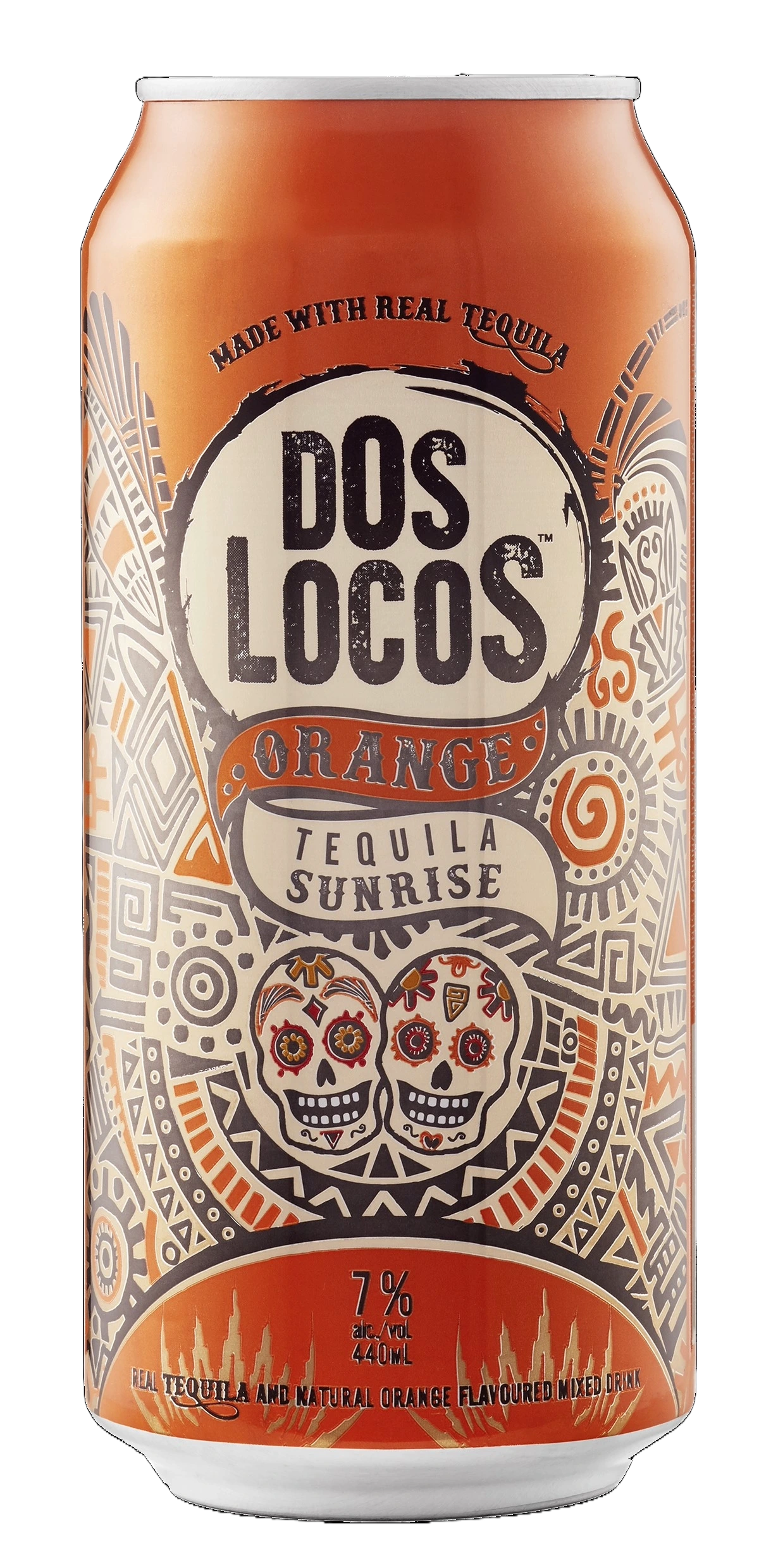 DOS LOCOS TEQUILA SUNRISE 440ML CAN