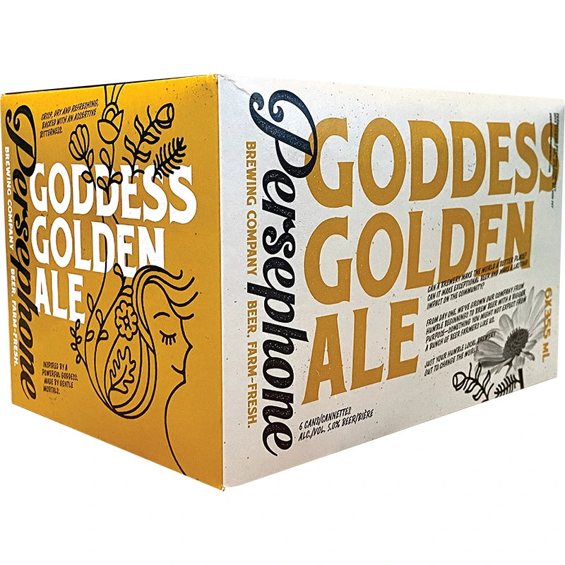 PERSEPHONE GODDESS GOLDEN ALE 355ML 6PK CAN @ Kelowna [1004887]