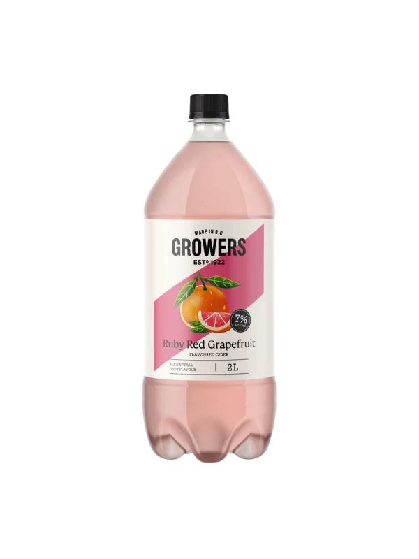 GROWERS RED RUBY GRAPEFRUIT CIDER 2L BT @ Kelowna [1005465]