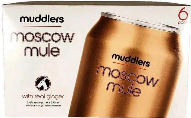 MUDDLERS MOSCOW MULE 6PK CAN