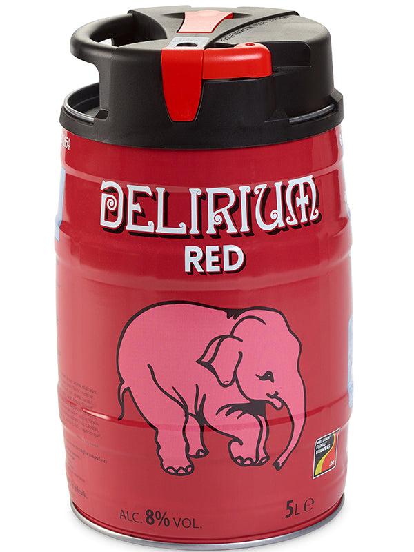 DELIRIUM RED STRONG FRUIT BEER 5L MINI KEG