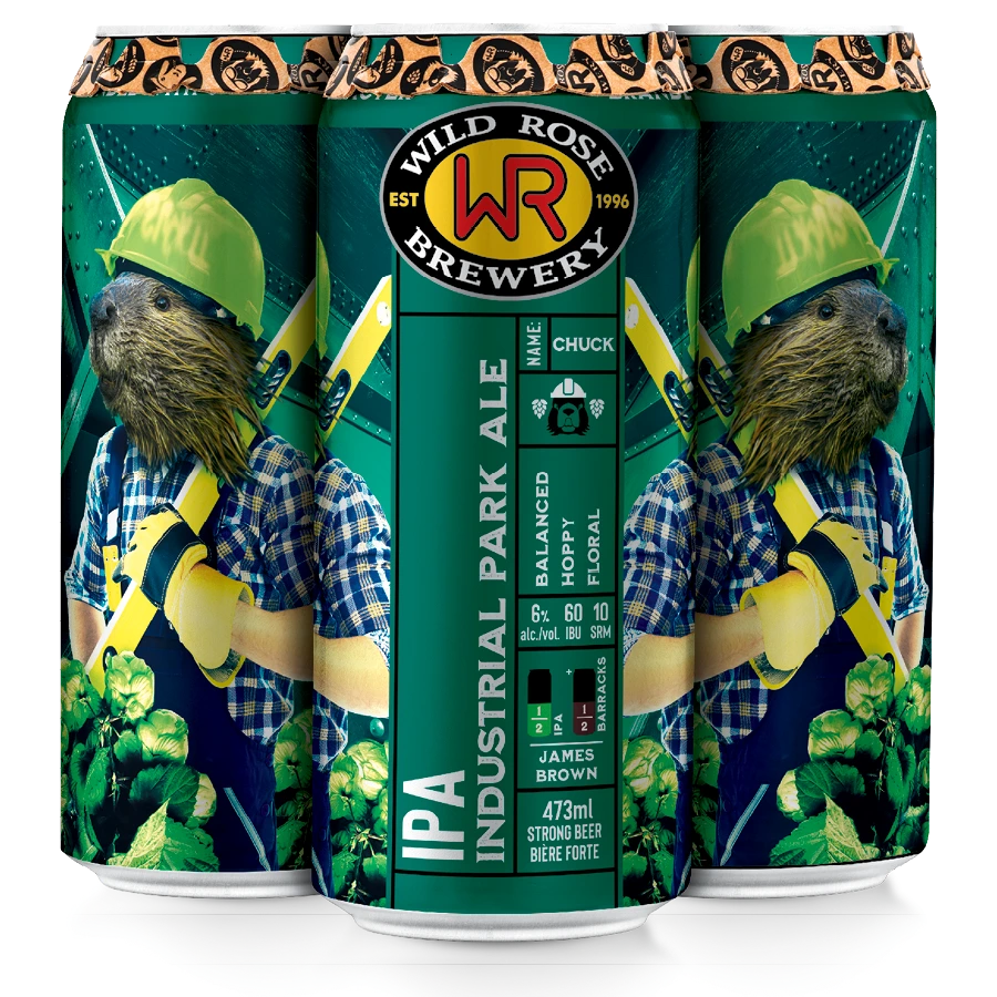 WILD ROSE INDUSTRIAL PARK ALE 473ML 4PK CAN