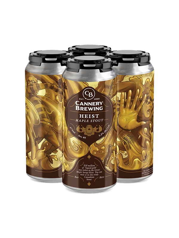 CANNERY HEIST MAPLE STOUT 473ML 4PK CAN