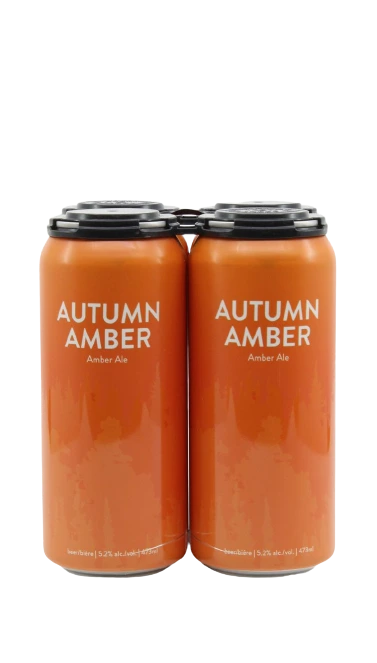 BORN BREW AMBER ALE 473ML 4PK CAN