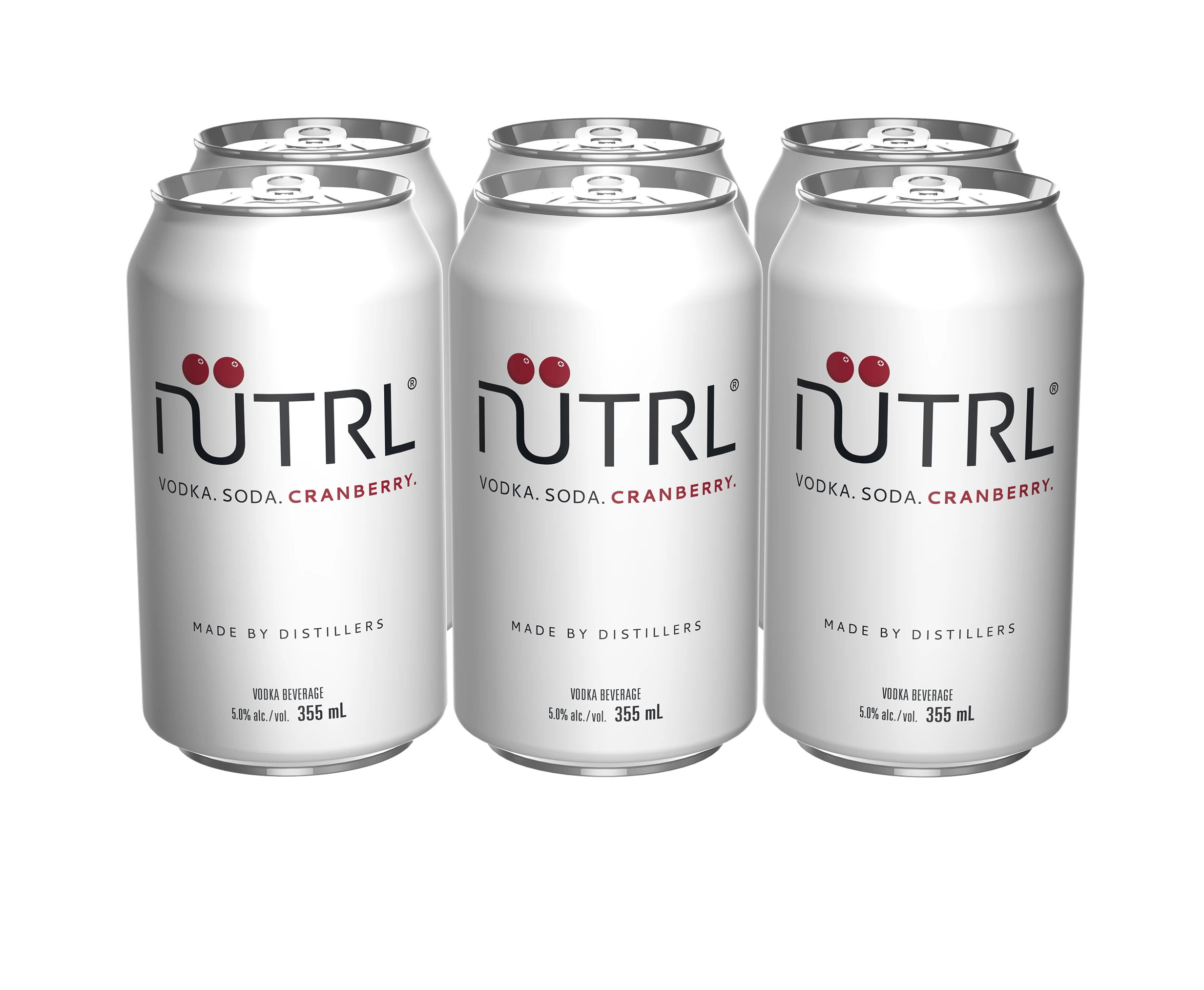 NUTRL VODKA SODA CRANBERRY 355ML 6PK CAN