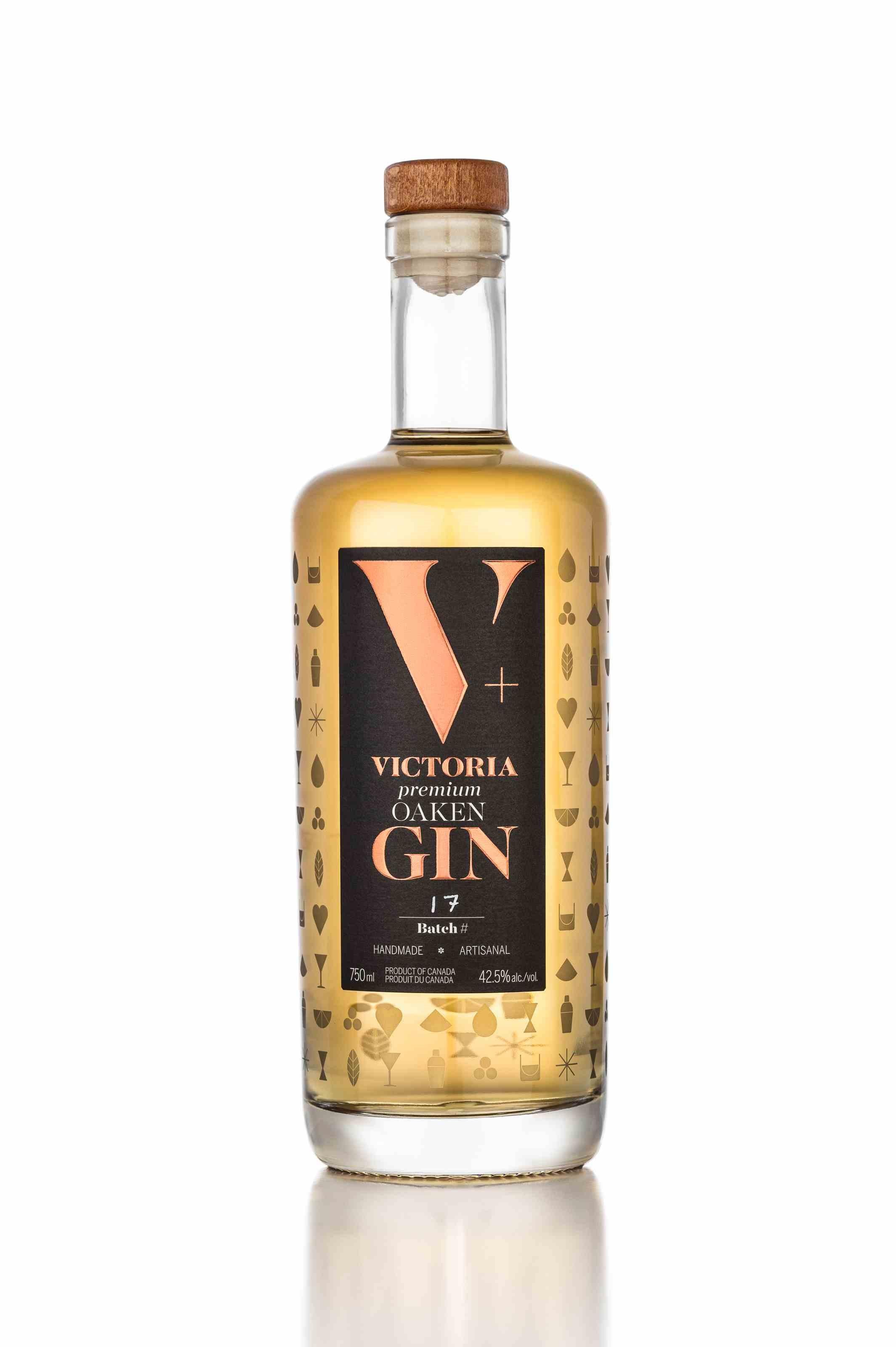 VICTORIA SPIRITS OAKEN GIN 750ML