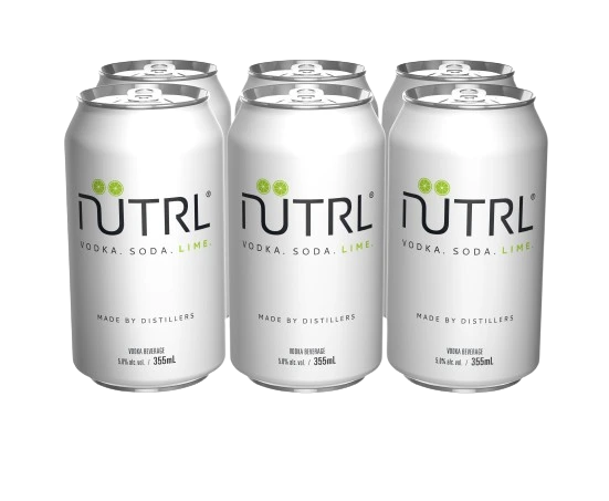 NUTRL VODKA SODA LIME 355ML 6PK CAN