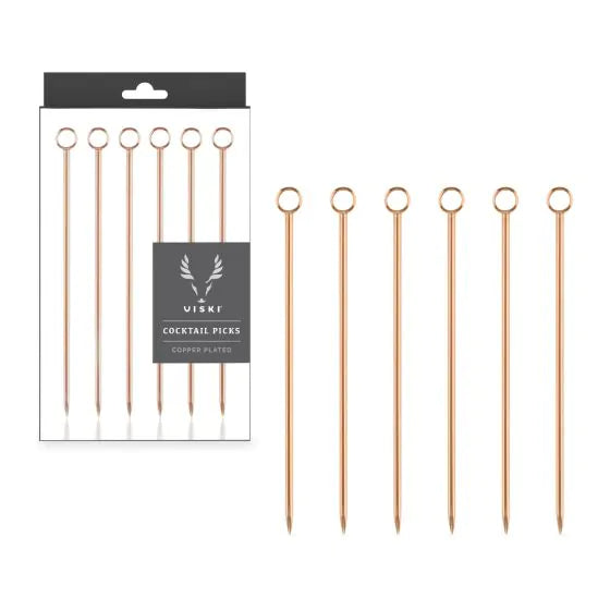 TRUE COPPER COCKTAIL PICK SET