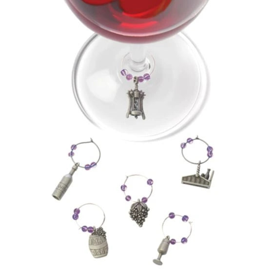 TRUE CHARMING WINERY WINE CHARMS 6PK